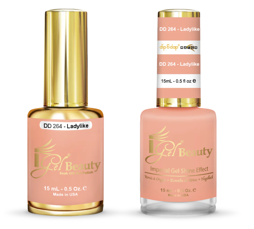 IGEL | GEL & NORMAL POLISH DUO - DD264 LADYLIKE