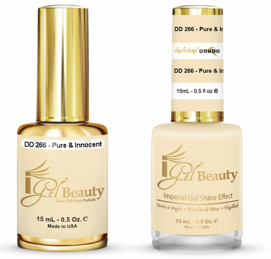 IGEL | GEL & NORMAL POLISH DUO - DD266 PURE & INNOCENT