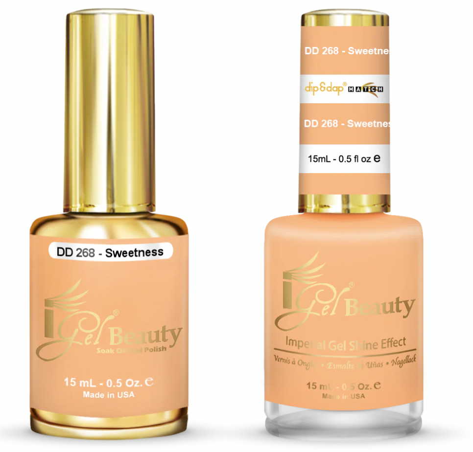 IGEL | GEL & NORMAL POLISH DUO - DD268 SWEETNESS
