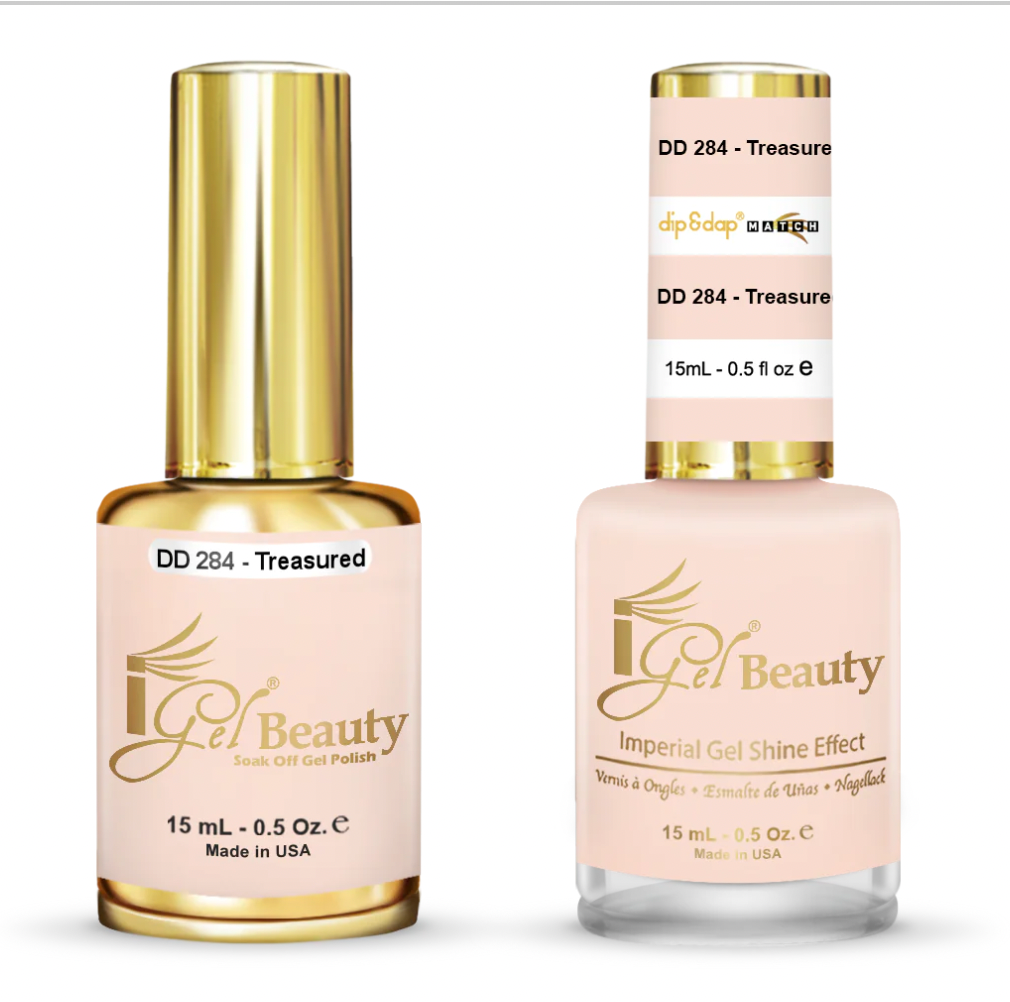 IGEL | GEL & NORMAL POLISH DUO - DD284 TREASURED