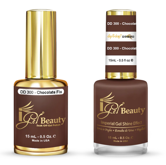 IGEL | GEL & NORMAL POLISH DUO - DD300 CHOCOLATE FIX