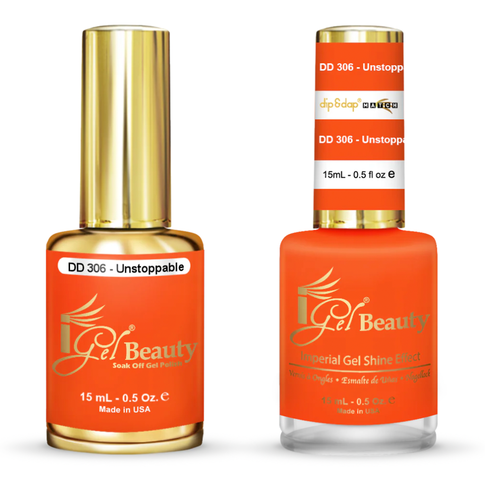 IGEL | GEL & NORMAL POLISH DUO - DD306 UNSTOPPABLE