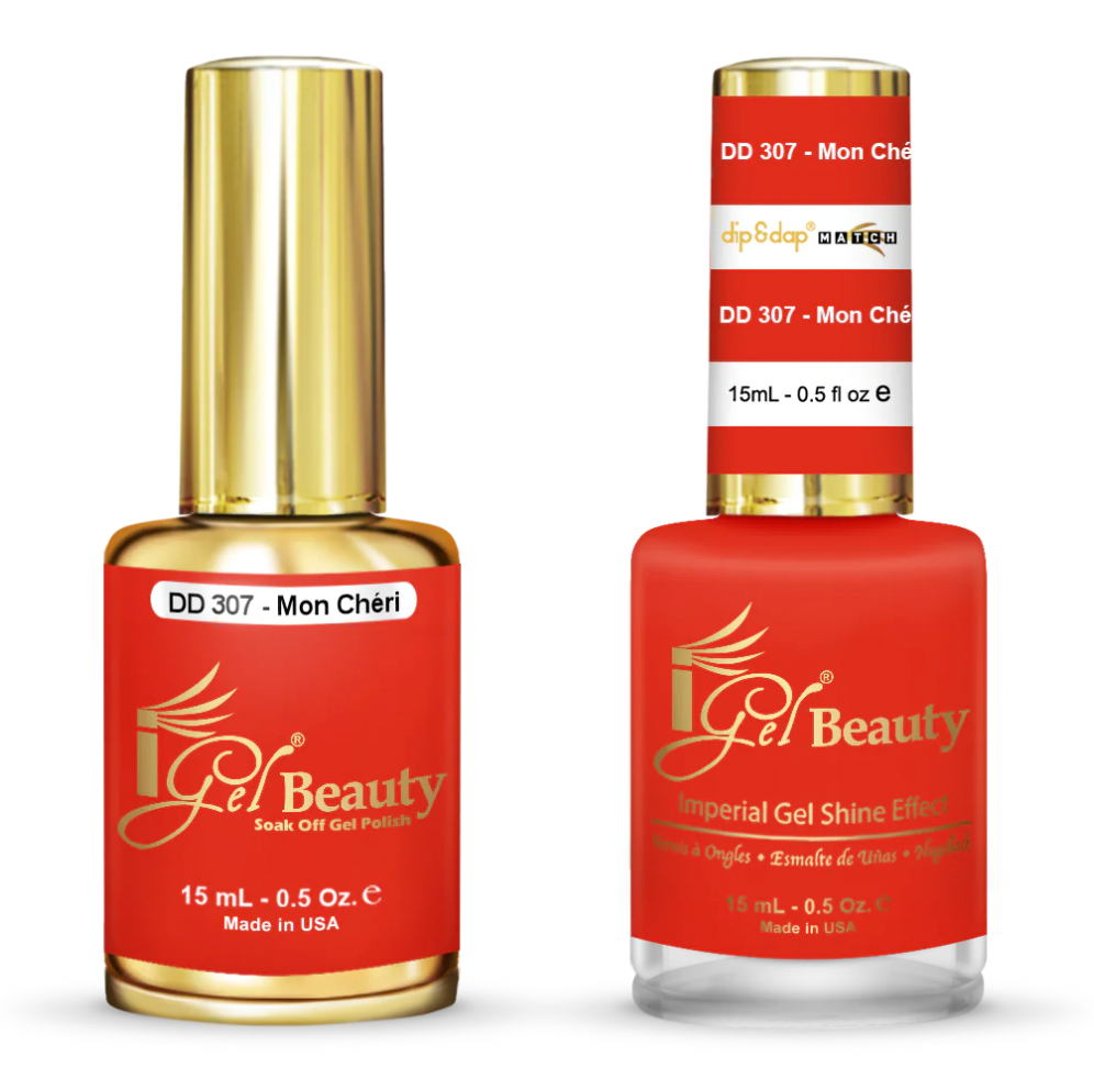 IGEL | GEL & NORMAL POLISH DUO - DD307 MON CHÉRI