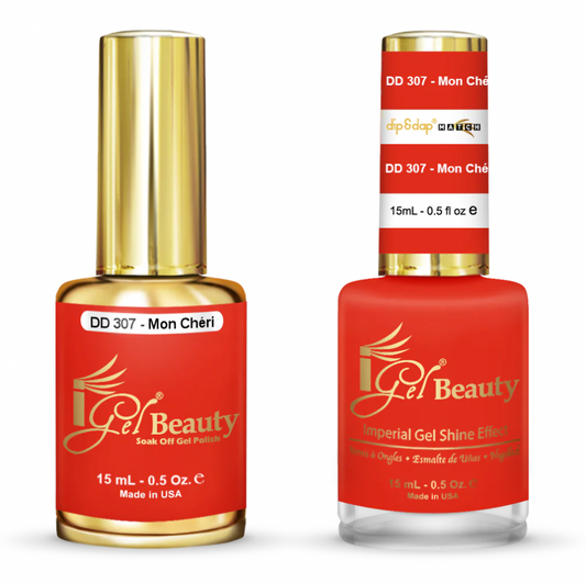IGEL | GEL & NORMAL POLISH DUO - DD307 MON CHÉRI