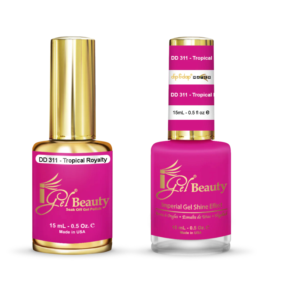 IGEL | GEL & NORMAL POLISH DUO - DD311 TROPICAL ROYALTY