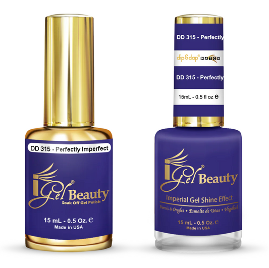 IGEL | GEL & NORMAL POLISH DUO - DD315 PERFECTLY IMPERFECT