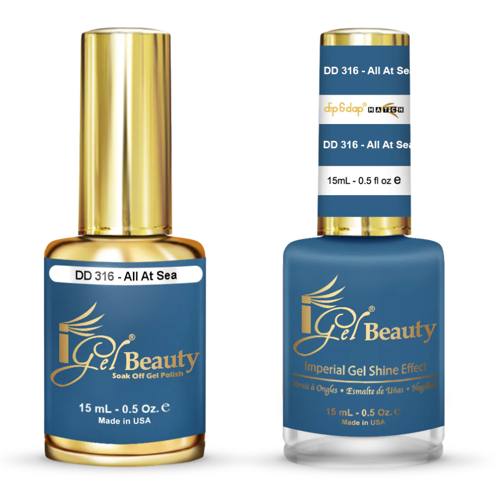 IGEL | GEL & NORMAL POLISH DUO - DD316 ALL AT SEA