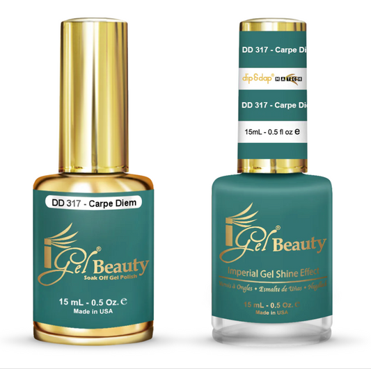 IGEL | GEL & NORMAL POLISH DUO - DD317 CARPE DIEM