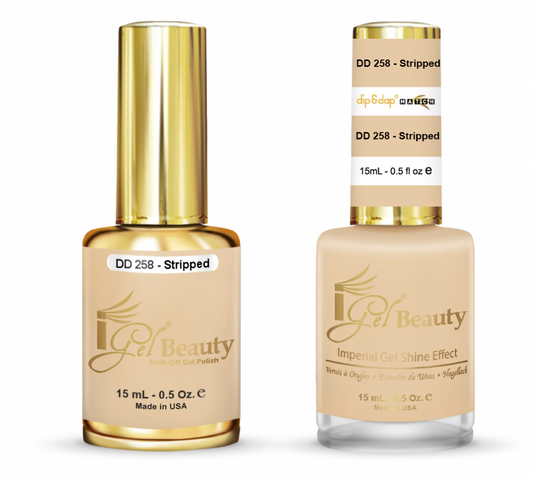 IGEL | GEL & NORMAL POLISH DUO - DD258 STRIPPED