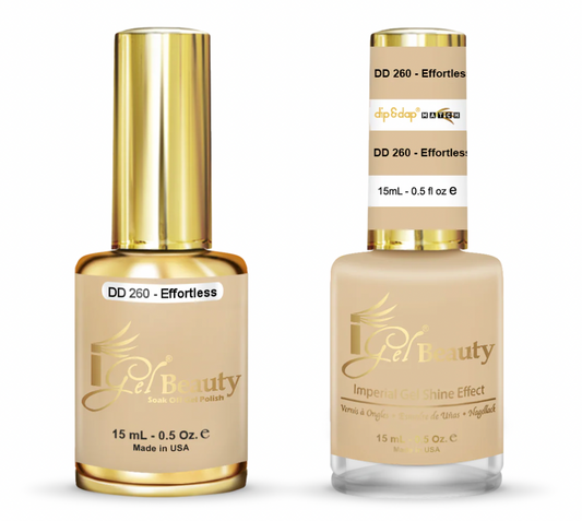 IGEL | GEL & NORMAL POLISH DUO - DD260 EFFORTLESS