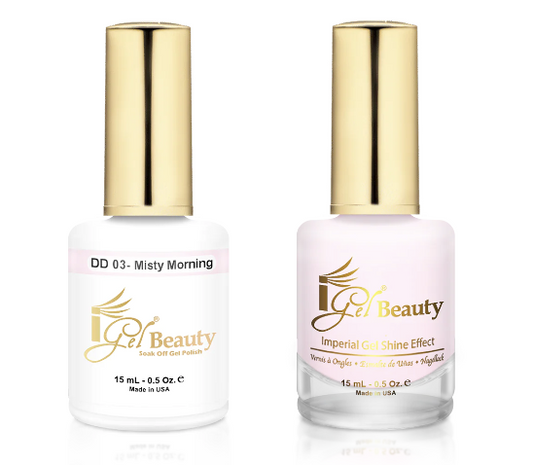 IGEL | GEL & NORMAL POLISH DUO - DD003 MISTY MORNING
