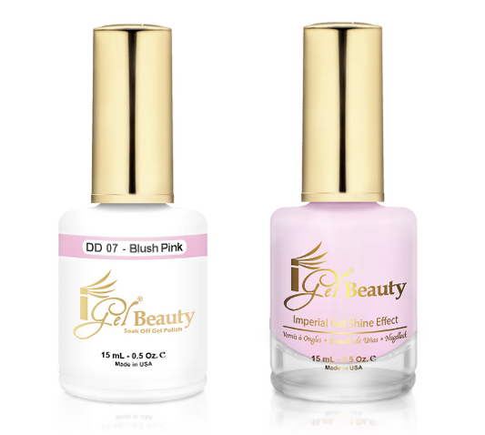 IGEL | GEL & NORMAL POLISH DUO - DD007 BLUSH PINK