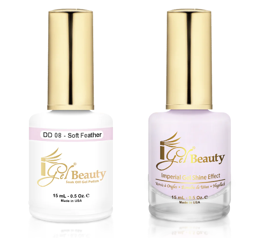 IGEL | GEL & NORMAL POLISH DUO - DD008 SOFT FEATHER