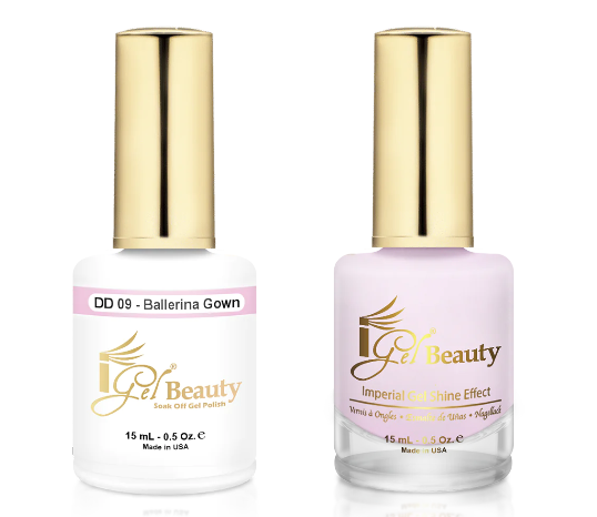 IGEL | GEL & NORMAL POLISH DUO - DD009 BALLERINA GOWN