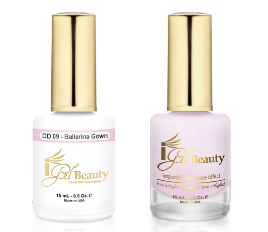 IGEL | GEL & NORMAL POLISH DUO - DD009 BALLERINA GOWN