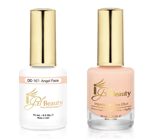 IGEL | GEL & NORMAL POLISH DUO - DD167 ANGEL FACE