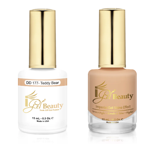 IGEL | GEL & NORMAL POLISH DUO - DD177 TEDDY BEAR