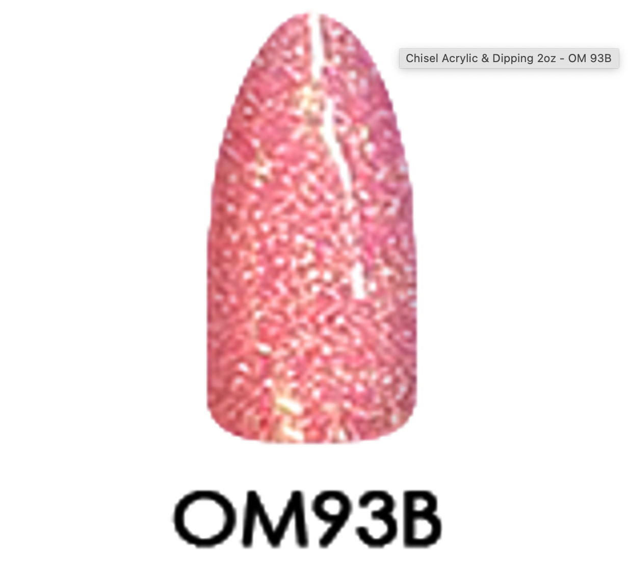 CHISEL ACRYLIC & DIPPING 2OZ - OMBRE OM93B