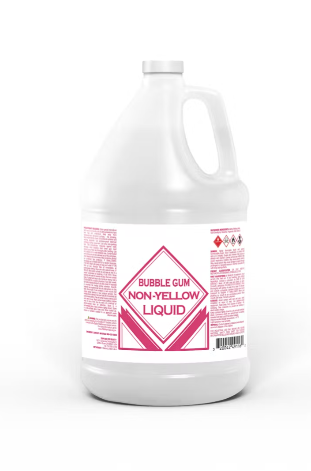 BUBBLE GUM - Fast Set Non Yellow Acrylic Liquid Monomer - 1 Gallon