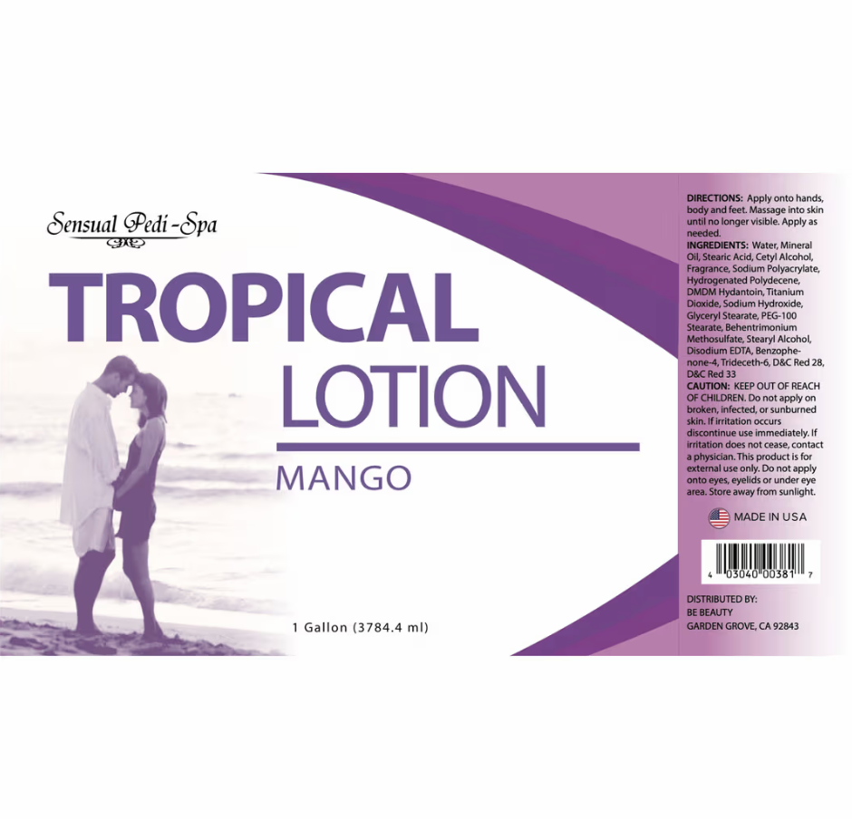 BeBeauty | TROPICAL MANGO LOTION - 1 Gallon