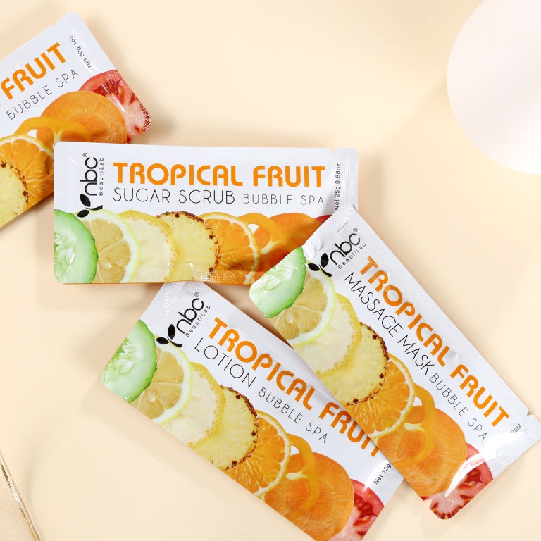 NBC Bubble World Spa 4-in-1 Pedicure kit - Tropical Fruit