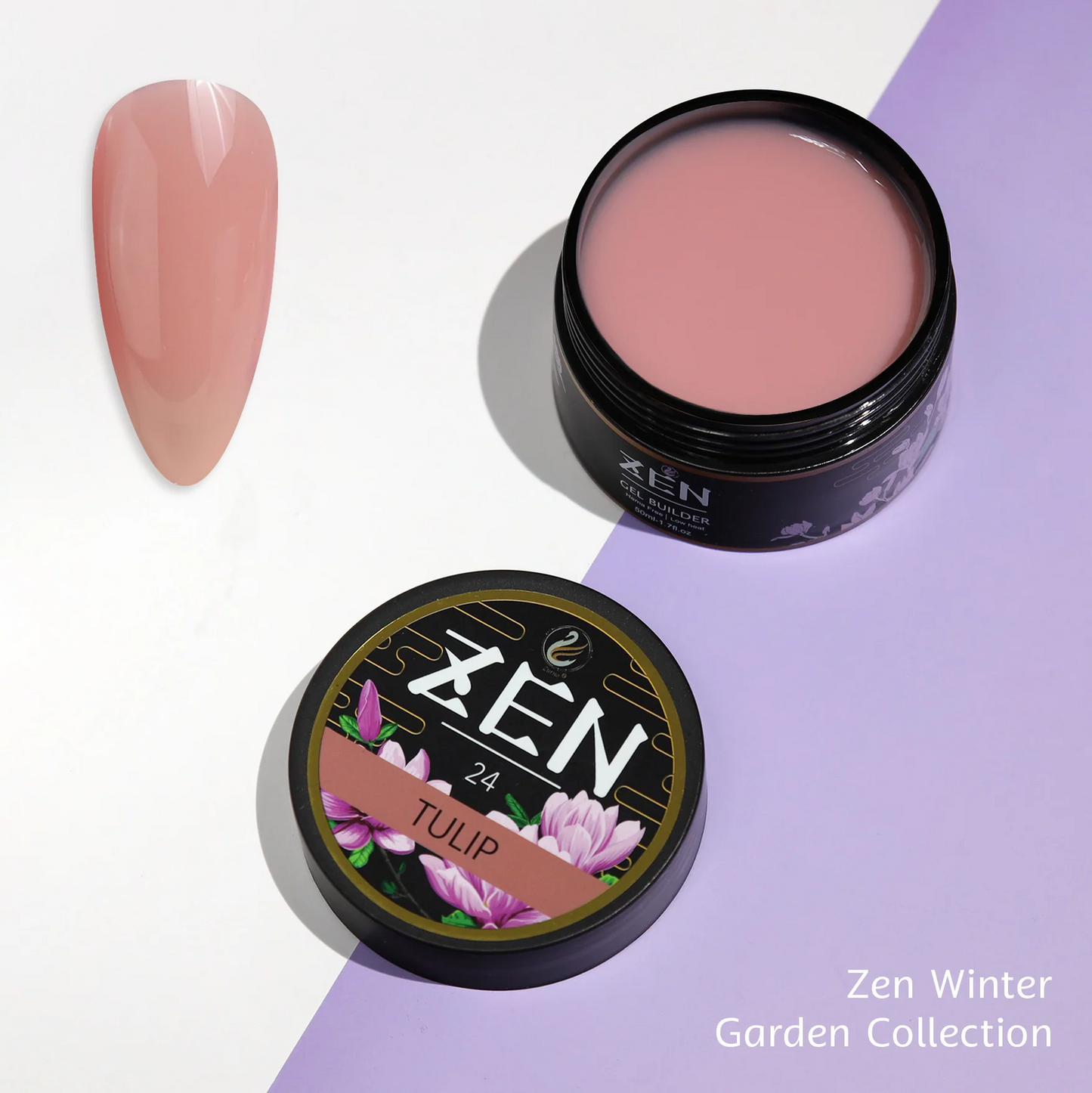KaZEN| Builder Hard Gel -#24 Tulip - Winter Garden Collection - 50ml