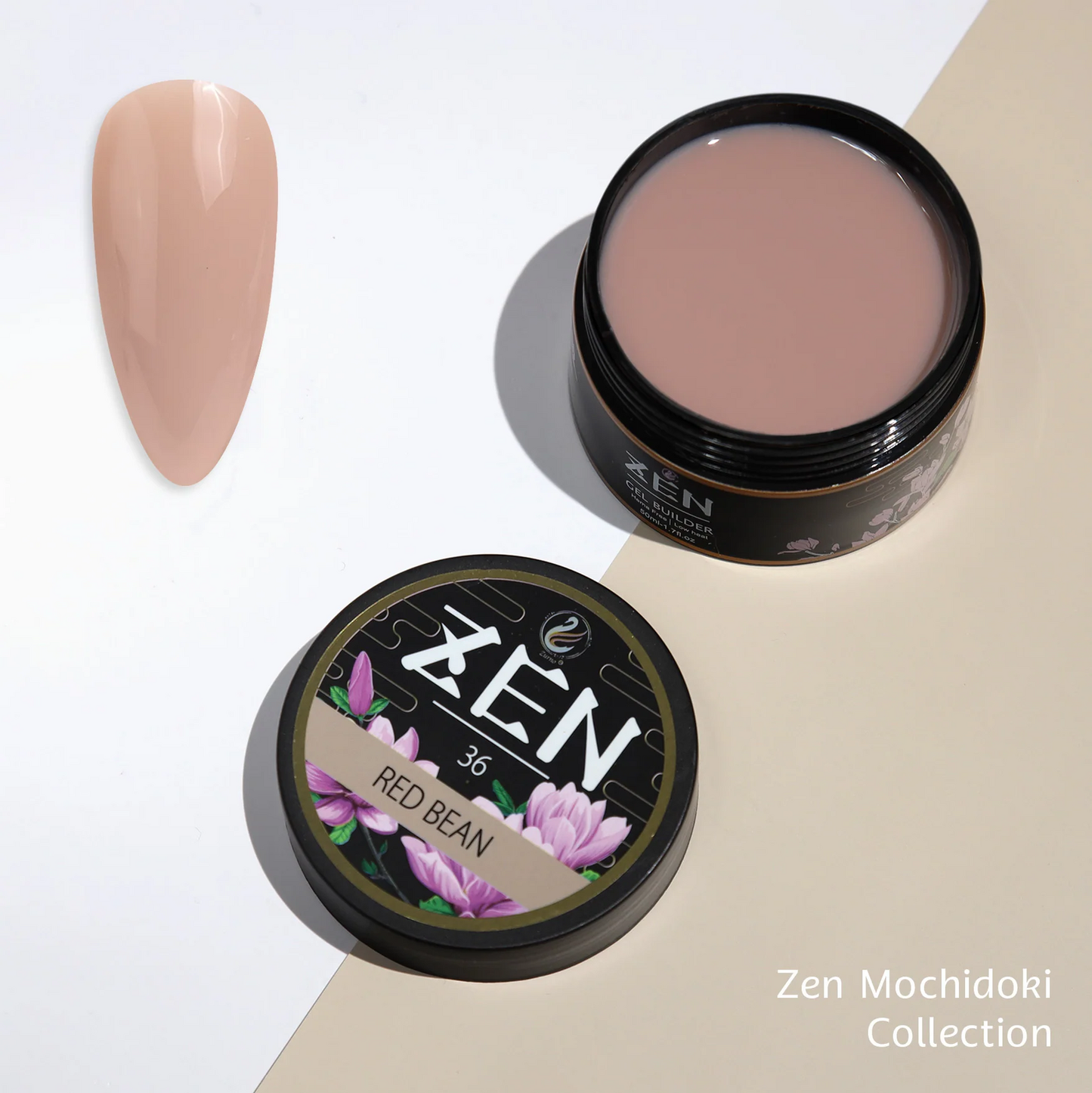KaZEN| Builder Hard Gel -#36 - Red Bean - Mochidoki Collection - 50ml