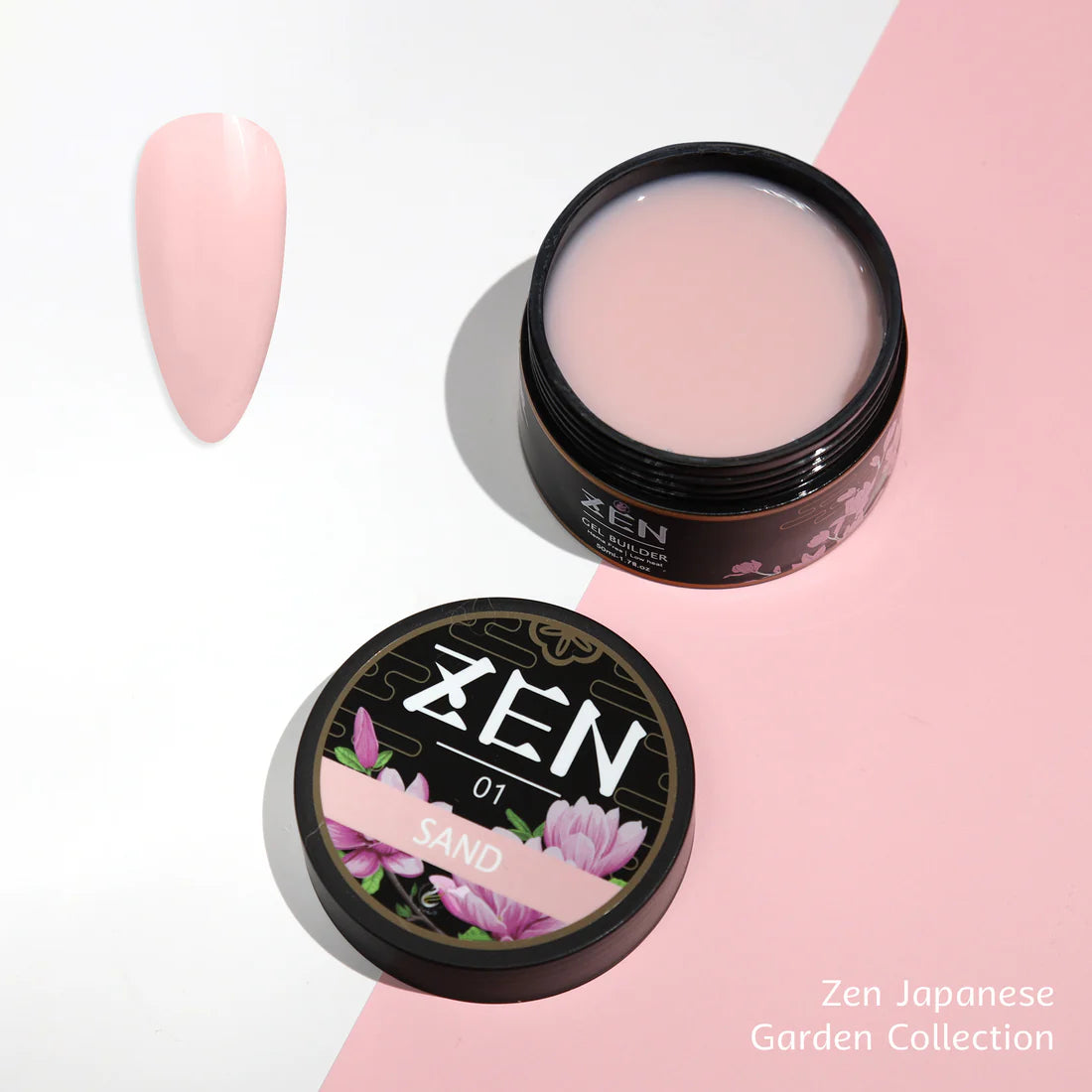 KaZEN| Builder Hard Gel - #01 Sand - Japanese Garden Collection - 50ml
