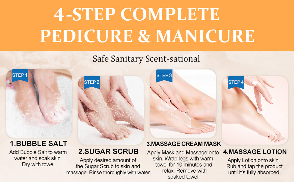 NBC Bubble World Spa 4-in-1 Pedicure kit - Jasmine