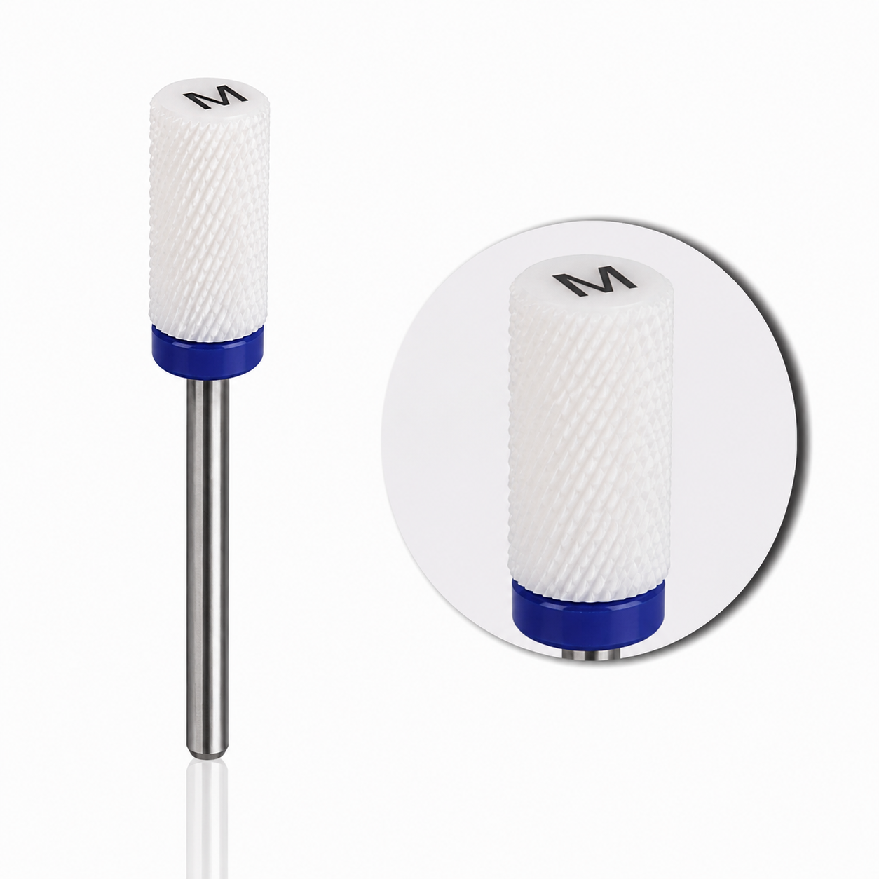 LARGE FLAT TOP CERAMIC NAIL BIT - MEDIUM (M)