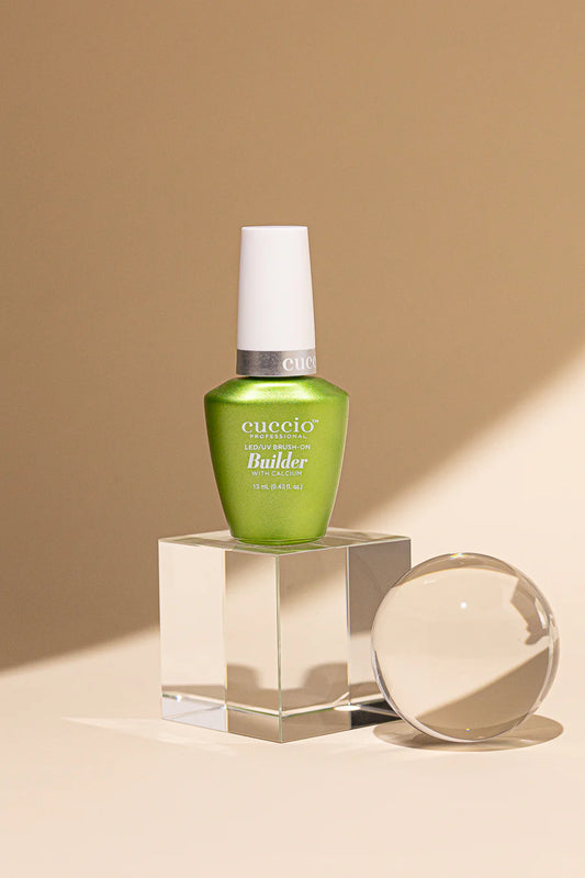 CUCCIO Brush-on Builder Gel with Calcium LED/UV - CLEAR 0.43oz (13mL)