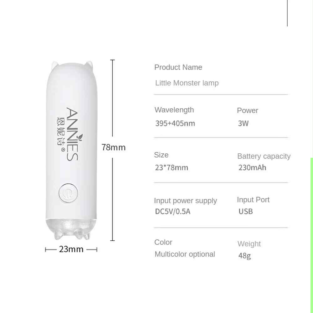 ANNIES | Mini Handheld Nail Lamp