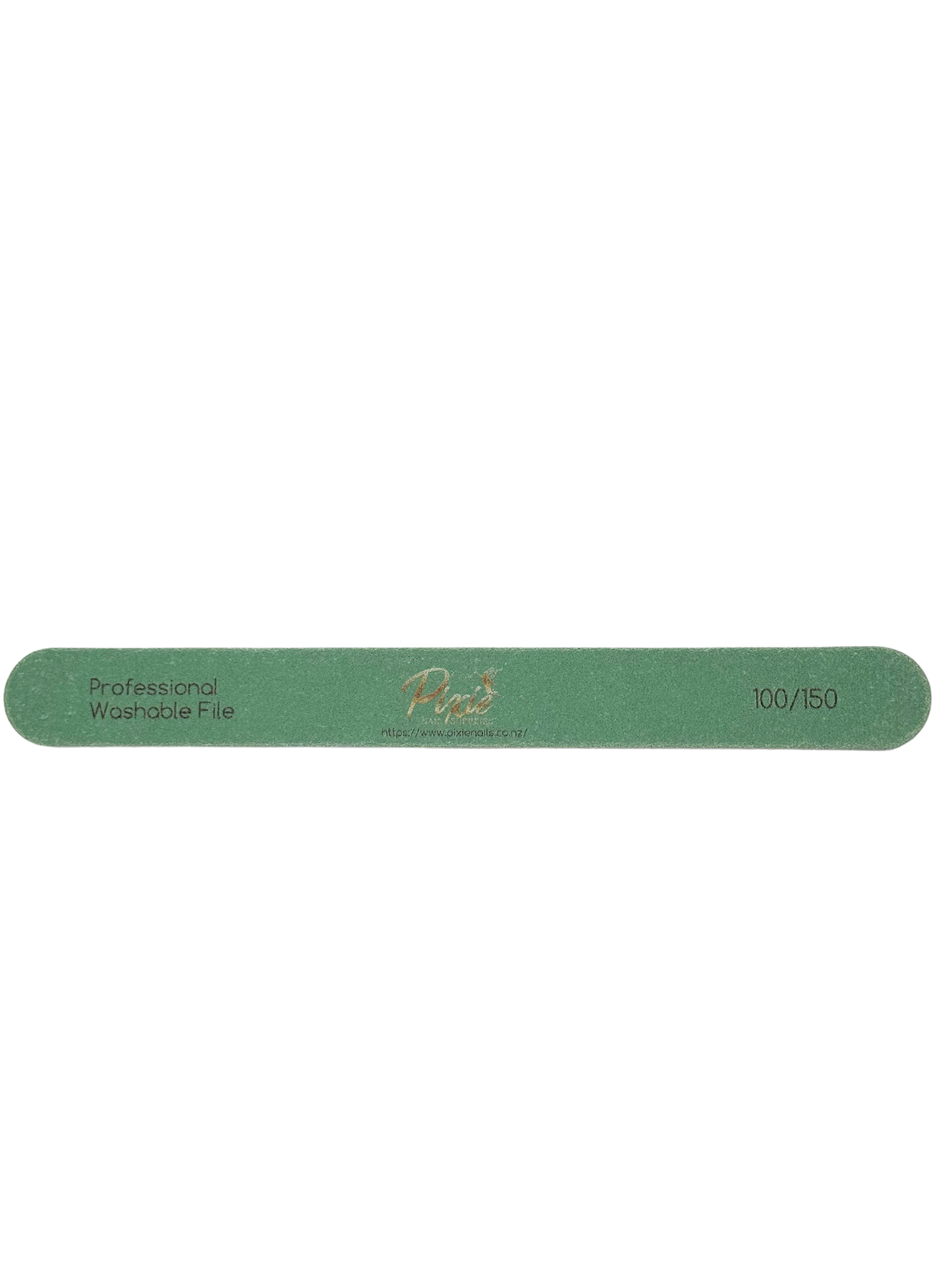Washable Premium Straight Green Nail File ( 100/150)