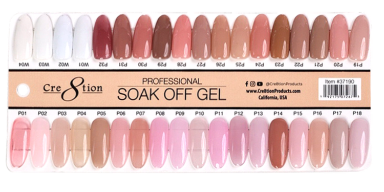 Cre8tion | French Manicure Collection - P08