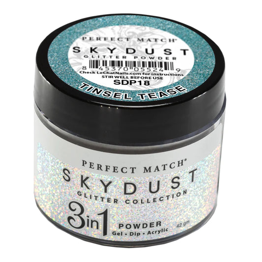 Lechat - SkyDust Glitter Powder - SDP18 Tinsel Tease 1.5 oz