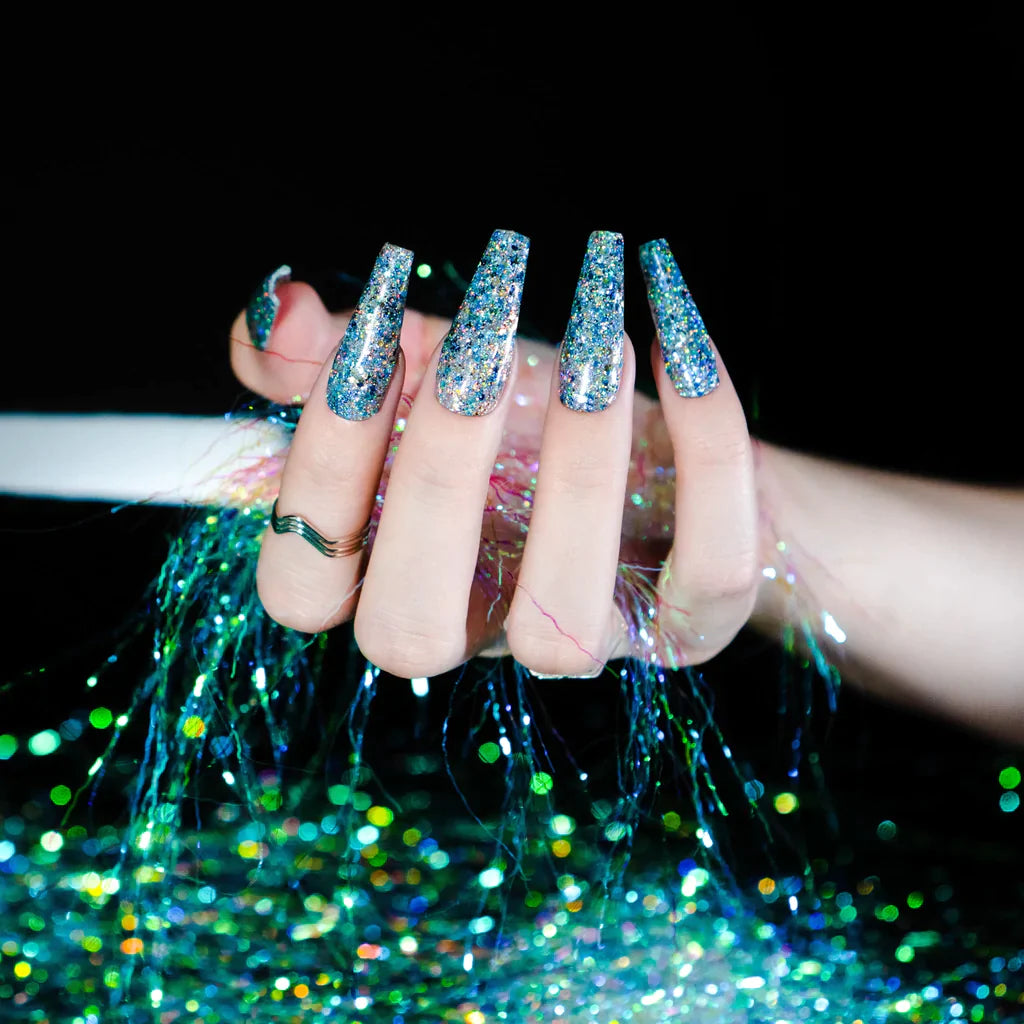 Lechat - SkyDust Glitter Powder - SDP02 Kinetic Blue 1.5 oz