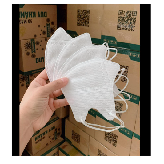 100 Pcs Disposable 5D Face Masks