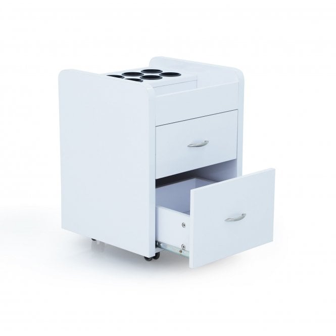 Pedicure Trolley with Tool Holders and Storage Drawers