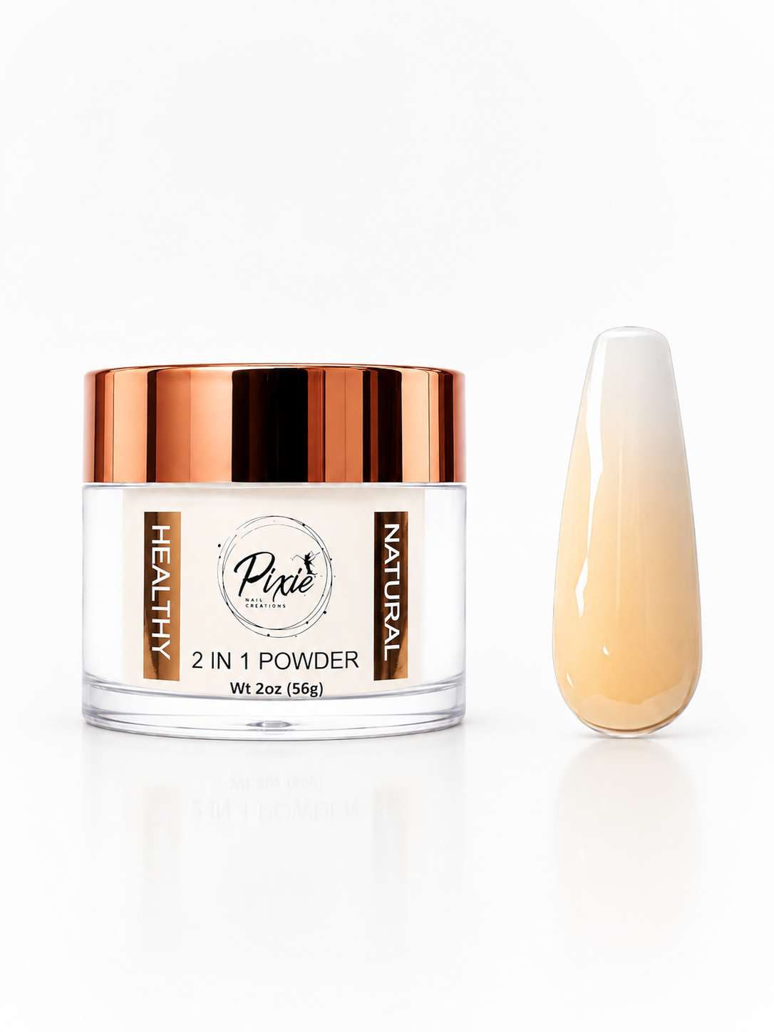 PIXIE DIP/ACRYLIC POWDER - LIGHT NUDE (2OZ)
