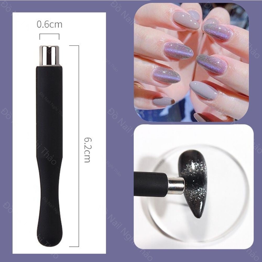 Black Silicone Sleeve Magnetic Stick for Cat Eyes Gel Polish