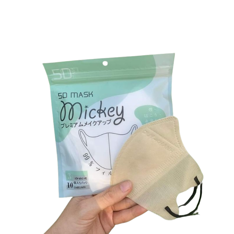 100 Pcs Disposable 5D Face Masks