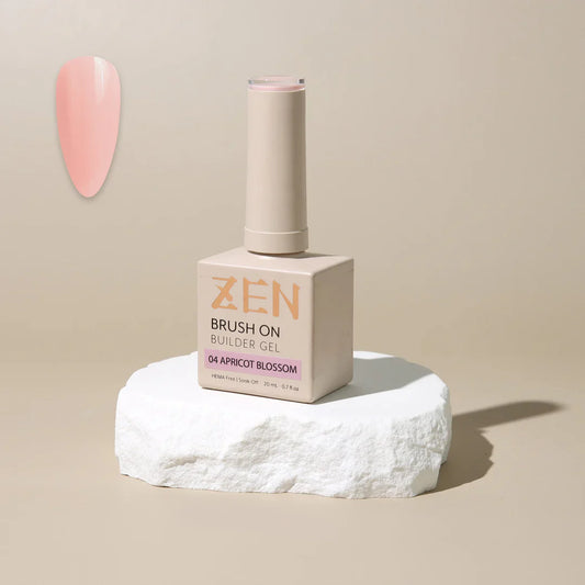 KaZEN | Brush-on Builder Gel -#04 Apricot Blossom - Japanese Garden Collection - 20ml