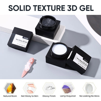 PIXIE| Non Sticky 3D Gel - WHITE