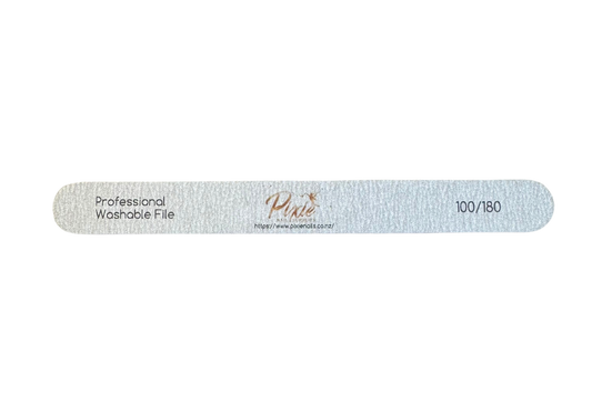 Washable Premium Straight Zebra Nail File ( 100/180)