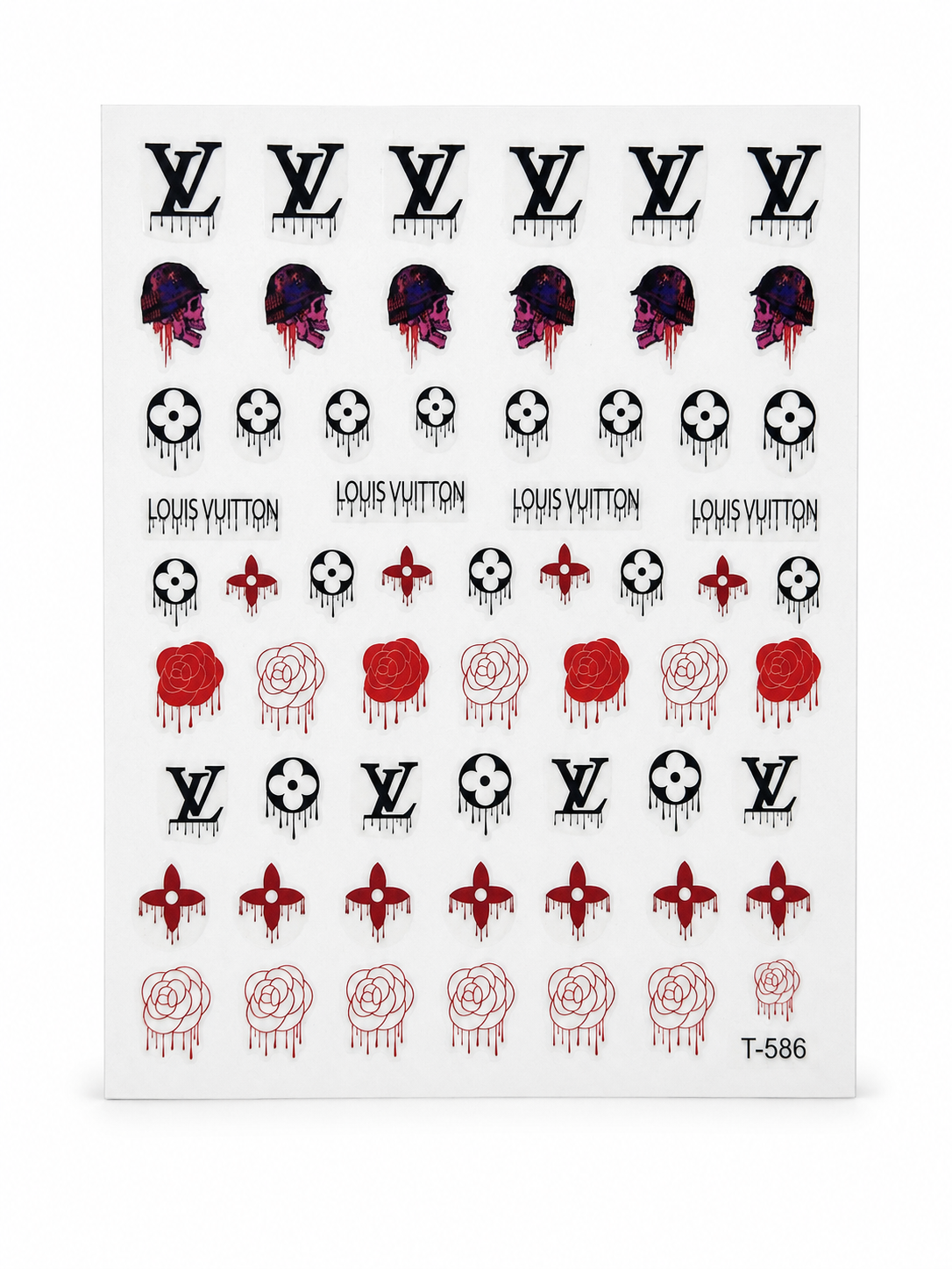 LOUIS VUITTON NAIL STICKERS