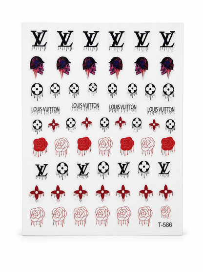LOUIS VUITTON NAIL STICKERS