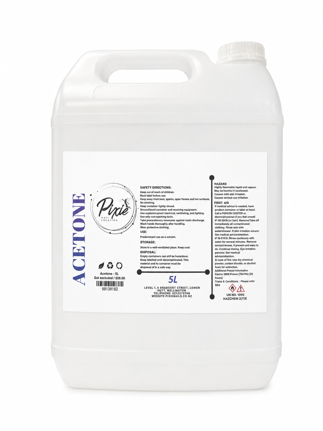 Acetone - 5L