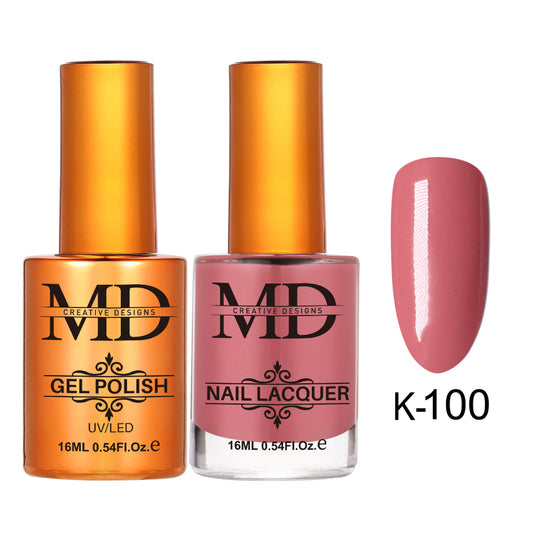 MD CREATIVE - K100 | 2 IN 1 Gel Polish & Lacquer