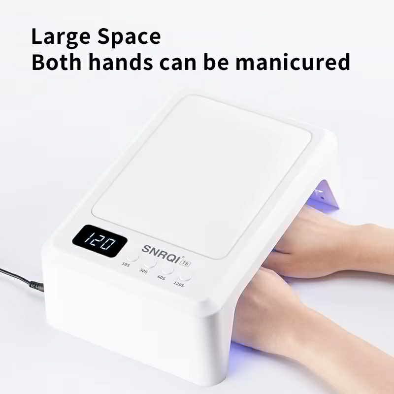 SNRQI T8 - 2 in 1 Hand Pillow Nail Lamp