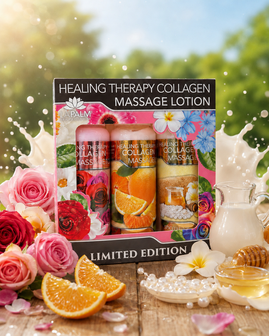 La Palm | Healing Therapy Lotion 4.5oz Trio Box - Limited Edition